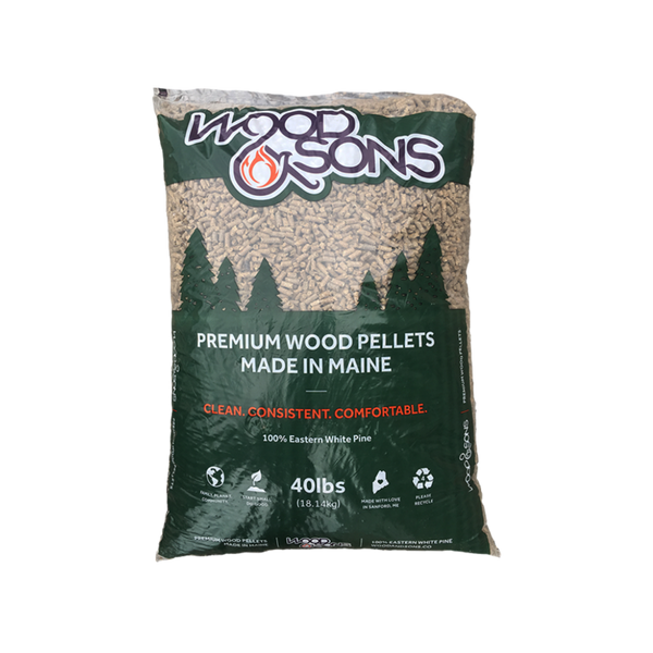 Wood & Sons Premium Softwood Pellets (1 Ton)