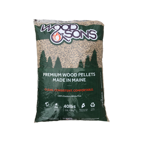 Small Bags of Wood & Sons Premium Softwood Pellets (1 Ton) – North ...